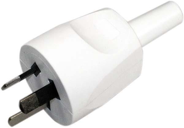 Actual product image Bachmann safety plug Australia 10A/250V black