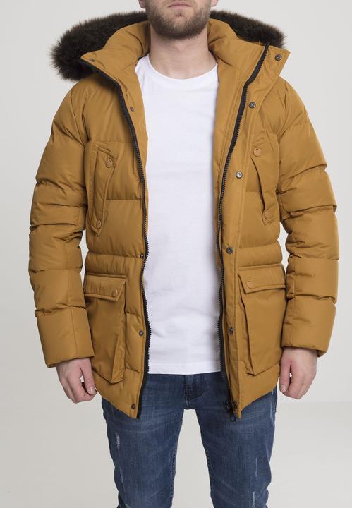 Immagine prodotto Urban Classics Giacca con cappuccio in pelliccia sintetica (XL)