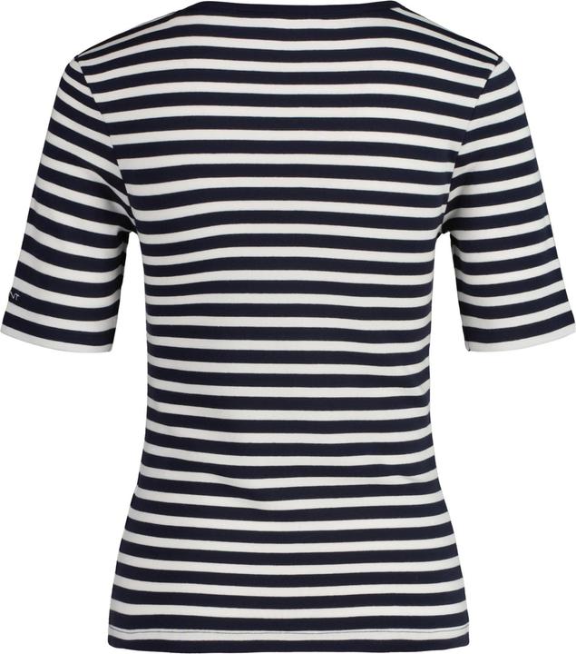 Actual product image GANT Slim Striped 1x1 Ribbed T-Shirt (S)