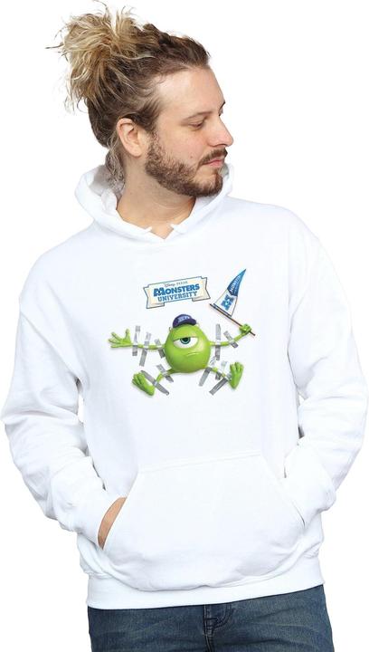 Actual product image Disney Mens Monsters University Taped Mike Hoodie (XXL)