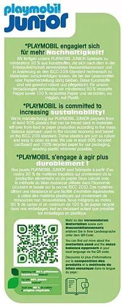 Nutritional values and ingredients Playmobil Snow harrier