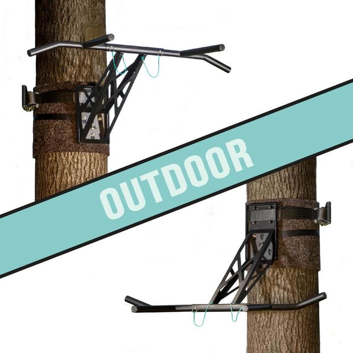 Pullup & Dip Mobile Klimmzugstange und Dip-Stange für outdoor Training, über 35 Übungen, weltweit einzigartig
