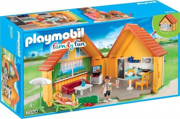 Produktbild Playmobil Aufklapp-Ferienhaus (6020, Playmobil Summer Fun)