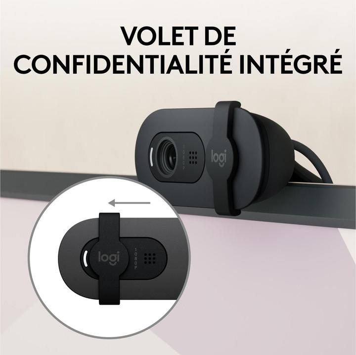 Image du produit Logitech Brio 105 Full HD 1080p Webcam - GRAPHITE - B2B (2 Mpx)