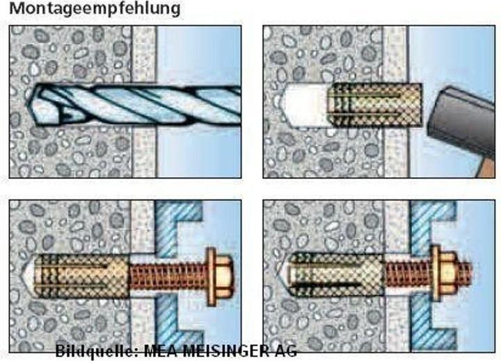 Produktbild Kletterbude Messingspreizdübel ME M10 Einschlagdübel