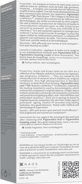 Actual product image Bioderma Pigment Bio Daily Care (40 ml, Day cream, SPF 50)