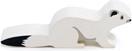 Immagine prodotto Tender Leaf Toys Animale in legno ermellino bianco