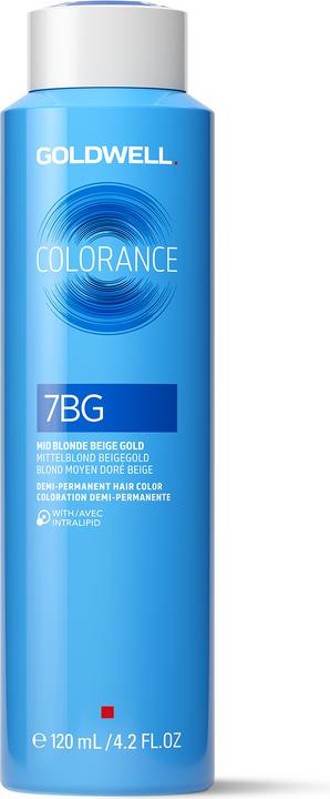 Produktbild Goldwell COLORANCE demi-permanent hair color #7BG 120 ml (7BG 	mittelblond beigegold)