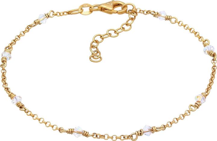 Elli Armband Klassiker Kristalle 925 Sterling Silber (18 cm, 925er Sterling Silber, Glaskristall)