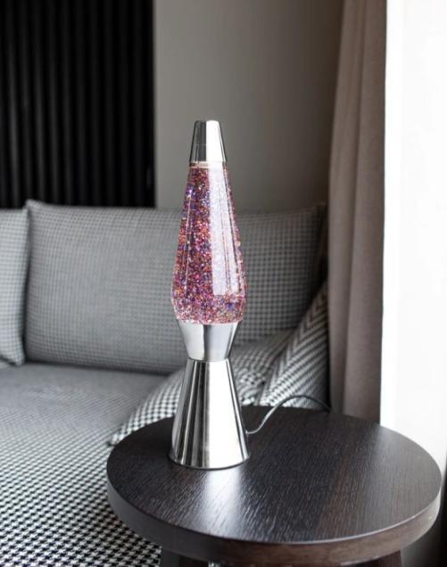 Produktbild Fisura Lavalampe Bullet - Pink Glitter von