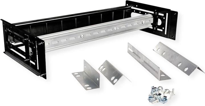 Actual product image Roline 19-inch top-hat rail carrier 3U 133x482x123 HxWxD