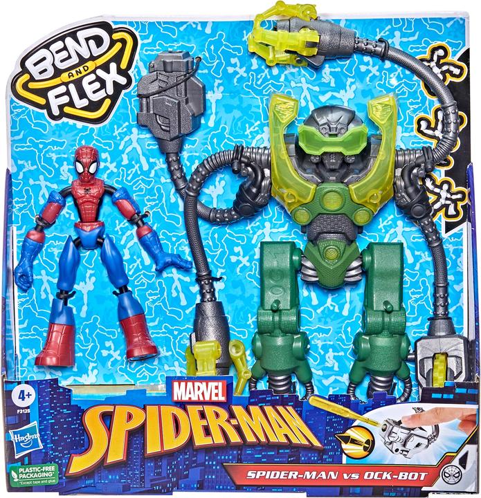 Actual product image Hasbro Spi Bend And Flex Octo Bot