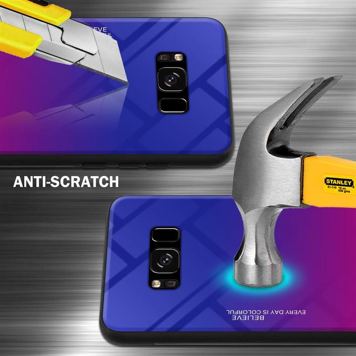Produktbild Cadorabo TPU 2 Farben Glas Cover (Samsung Galaxy S8+)