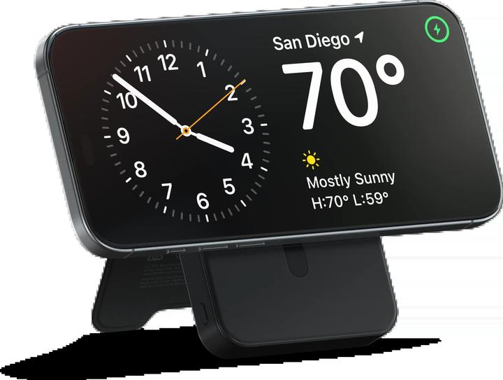 Actual product image Satechi OntheGo Magnetic Qi2 Powerbank Stand 10000 mAh Black (10000 mAh)