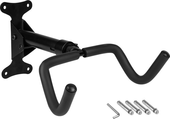 Immagine prodotto Eufab 16422 Portabiciclette da parete in acciaio nero