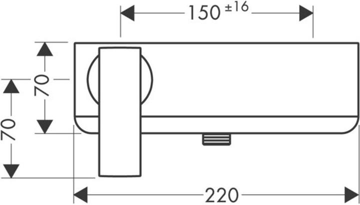 Image du produit Axor Citterio Mitigeur monocommande de douche pour montage en saillie DN 15