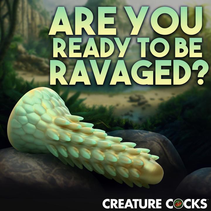 Produktbild Creature Cocks Stegosaurus - Spiky Reptile Silicone Dildo