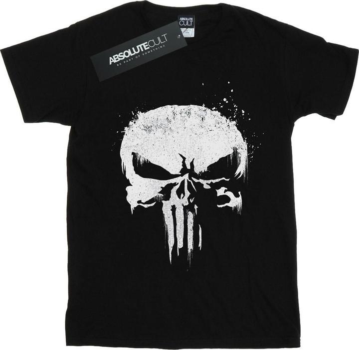 Image du produit - T-shirt THE PUNISHER TV SKULL LOGO - Femme (XL)