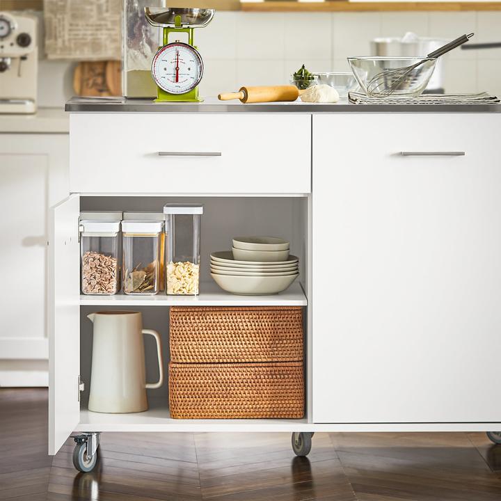 Actual product image SoBuy Kitchen cabinet white