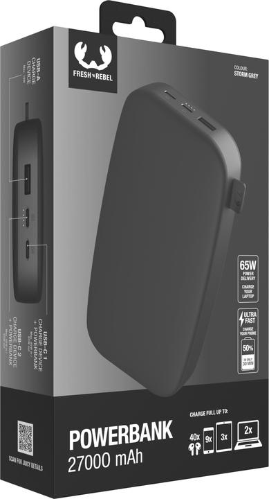 Image du produit Fresh'N Rebel Powerbank (27000 mAh, 65 W, 99.90 Wh)
