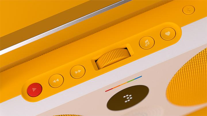 Actual product image Polaroid P3 Music Player (15 h, Rechargeable battery operated)