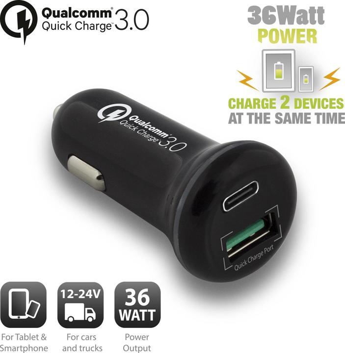 Image du produit Ewent chargeur de voiture