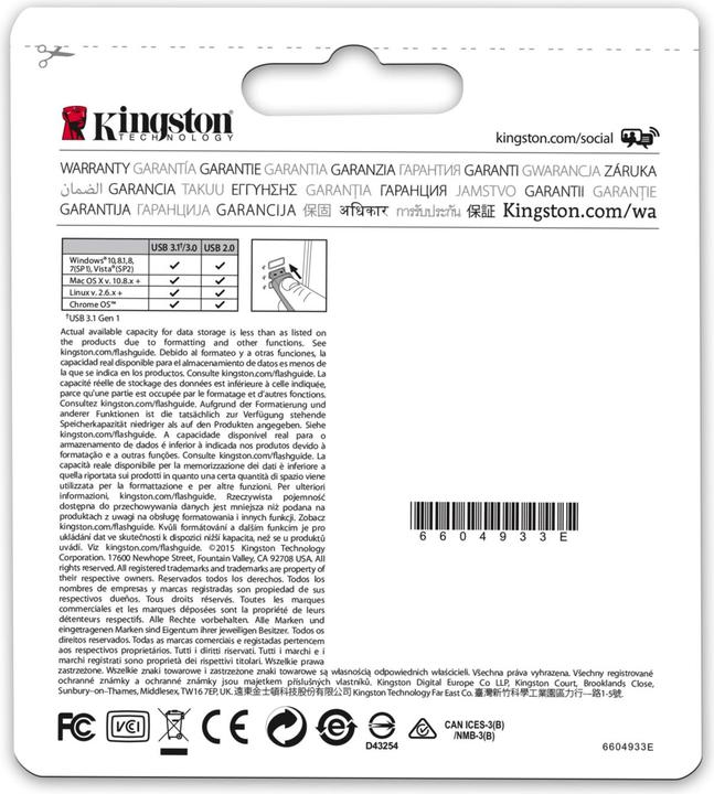 Actual product image Kingston DataTraveler 50 (128 GB, USB-A)
