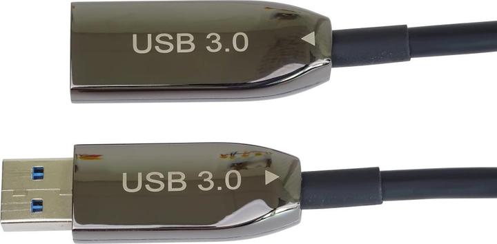 Actual product image PremiumCord USB 3.0 prodlužovací optický AOC cable A/Male - A/Female 10m (10 m, USB 3.2 Gen 1)