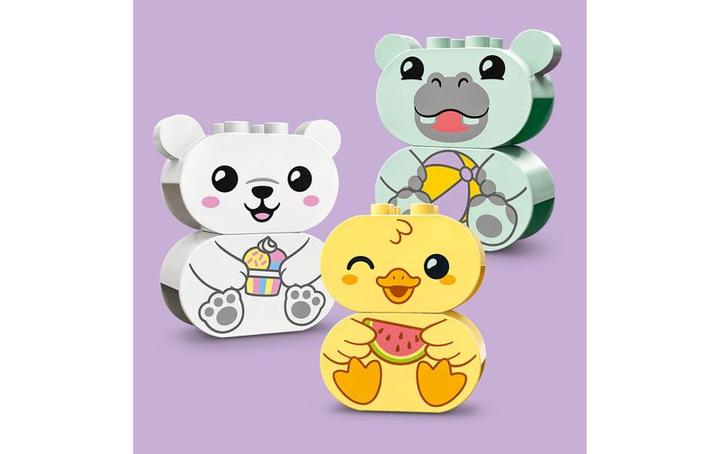 Actual product image LEGO Bathtub fun: swimming animal train (10965)