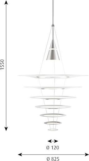 Produktbild Louis Poulsen Enigma 825 Led Pendelleuchte (E27)