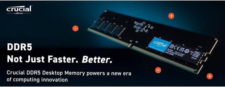 Produktbild Crucial Desktop Memory (1 x 16GB, 4800 MHz, DDR5-RAM, DIMM)