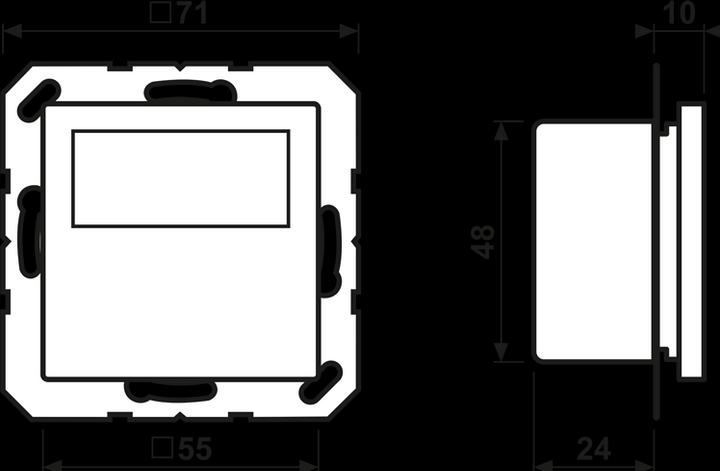 Immagine prodotto JUNG Regolatore di temperatura ambiente con display Standard