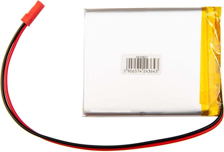 Actual product image Akyga LP675568 Akkupack x Spezial-Akku LiPo 3.7 V 3500 mAh (3.70 V, 3500 mAh)