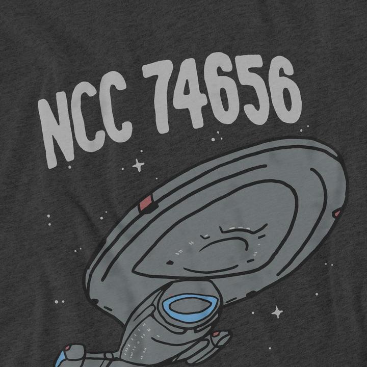 Actual product image Unisex Adult The Intrepid Class T-Shirt (S)