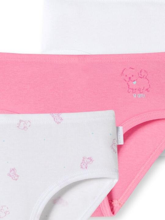 Image du produit Schiesser Lot de 3 slips/caleçons Kids Girls à fines côtes en coton organique (104, Lot de 3)