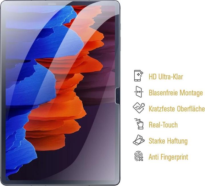 Actual product image Protectorking 3x Panzerfolie Anti-Shock HD Klar (3 Piece, Galaxy Tab S9 FE)