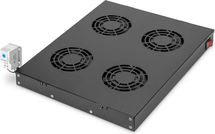 Produktbild Digitus DN-19 FAN-4-HO-SW Einschubbelüftungseinheit 4 Lüfter, schwarz