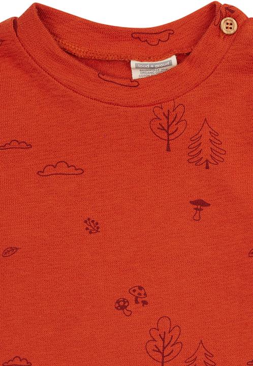 Image du produit loud + proud T-shirt en maille structurée Terracotta (80)