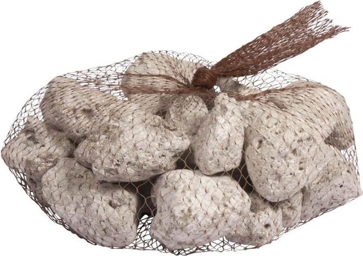 Actual product image Rayher Decorative lava stone, colored white, white, 250 g