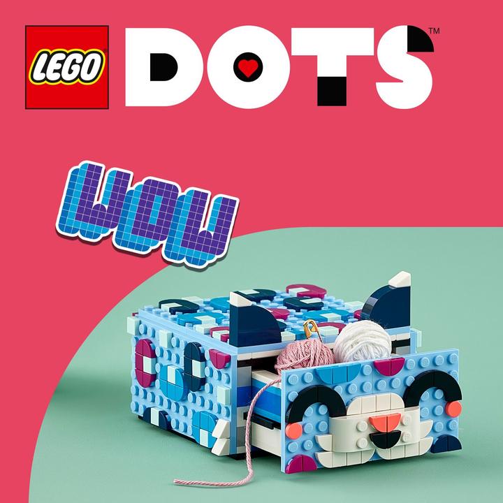 Produktbild LEGO Tier-Kreativbox mit Schubfach (41805, LEGO Dots)