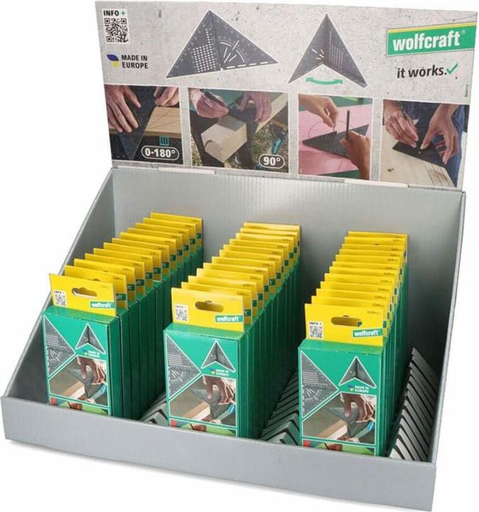 Produktbild wolfcraft Mess- und Markierwinkel VARIO 3D