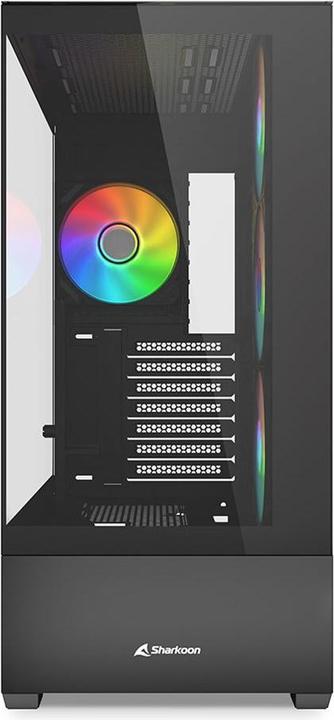 Productafbeelding Sharkoon AK6 RGB Zwart ATX (zwart) (mATX, ATX, Mini-ATX)
