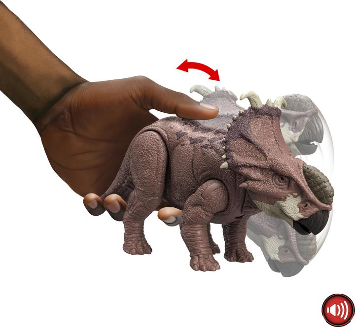Actual product image Jurassic World Wild Roar - Pachyrhinosaurus (CT)