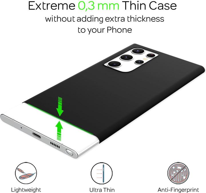 Produktbild Nalia Extrem Dünnes 0,3mm Mattes Hardcase (Samsung Galaxy S22 Ultra)