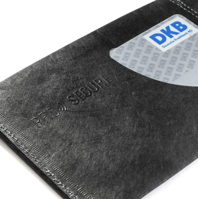 Paprcuts Portemonnaie RFID Secure - Just Black