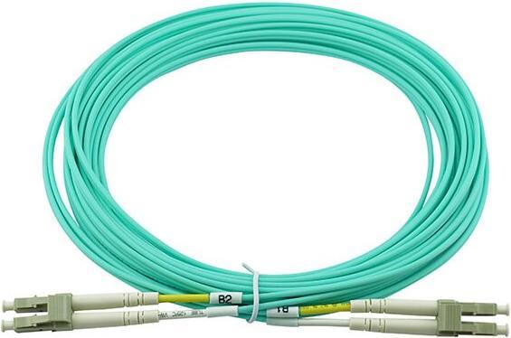 Immagine prodotto BlueOptics Cavo patch OM3 multimodale LC-LC compatibile Cisco CAB-OM3-LC-LC-2M da 2 metri (CAT7, 2 m)