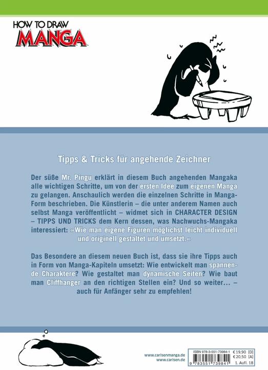 Image du produit How To Draw Manga: Character Design - Tipps und Tricks (Allemand, Yasaiko Midorihana, 2019)