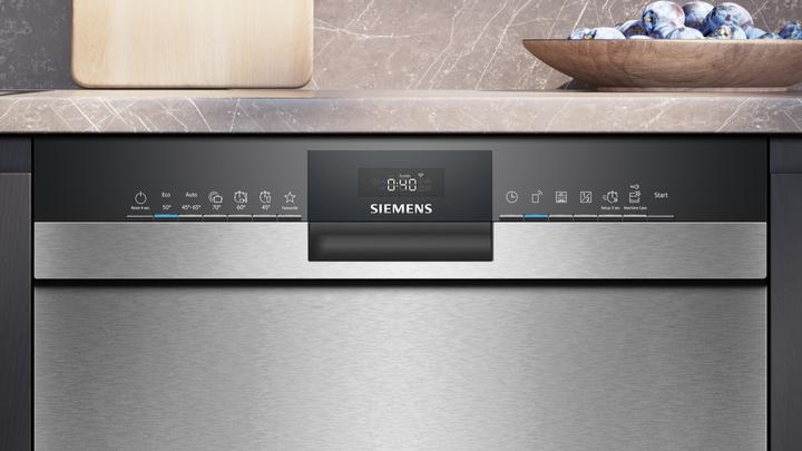 Produktbild Siemens iQ300, Unterbau-Geschirrspüler, 60 cm, Gebürsteter Stahl, SN43ES22AE