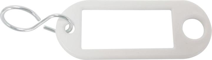 Actual product image Reiher Key tag (key label) can be labelled, perforated white plastic