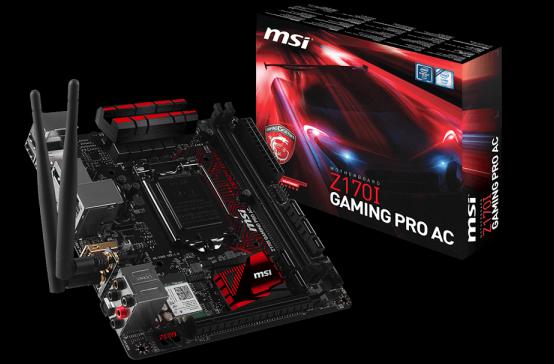 Produktbild MSI Z170i Gaming Pro Ac (LGA 1151, Intel Z170, Mini-ITX)